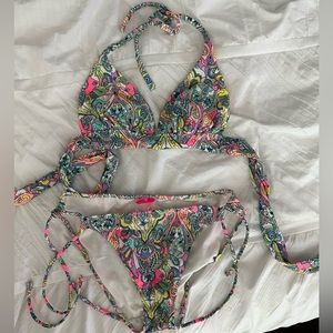 Victorias Secret paisley print bikini